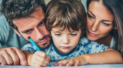 happy family in the kitchen. mother and child daughter preparing the dough, bake cookies