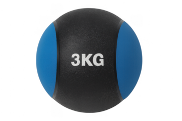 Three kilogram medicine ball for strength training workout