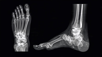 x-ray image of foots 