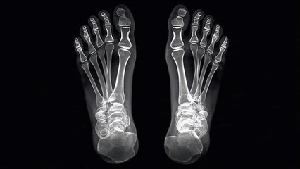 x-ray image of foots 