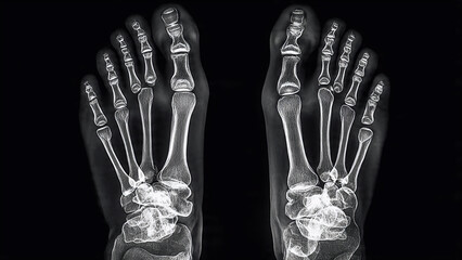 x-ray image of foots 