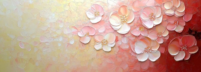 Beautiful cherry blossom texture in the background