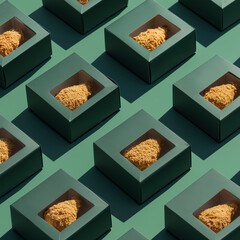 fried chicken packaging set