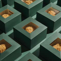 fried chicken packaging set