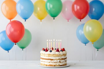 Forklift operator maneuvering through warehouse filled with stocked goods on shelving