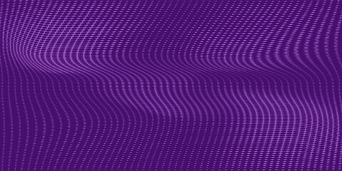 Light purple wave abstract background. Gradient. The surface texture of the fabric is firm. Dark colored background with space for design. Plum eggplant color