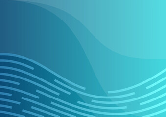 abstract blue wave background