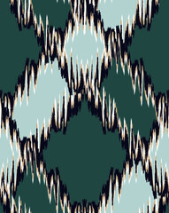 Colorful seamless chevron, modern geometric plaid pattern.