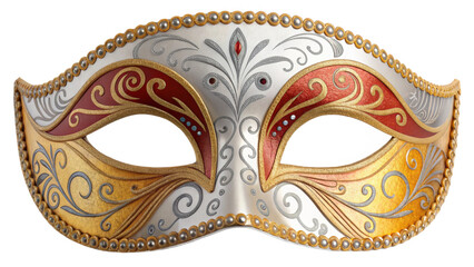 Venetian carnival mask isolated Transparent background, PNG.

