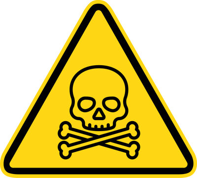 Danger mati&egrave;re toxique