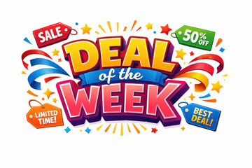 Festive Holiday Deal Banner. Clean modern holiday banner illustration, colorful retail promo banner reinforcing limited-time