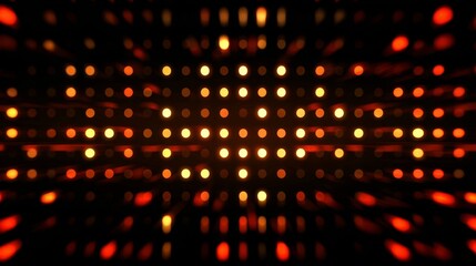 Abstract glowing background with bright orange and yellow lights, creating a dynamic and vibrant visual effect for stunning digital art and design elements