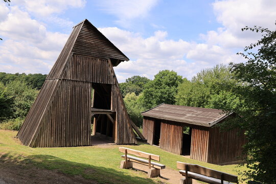 Rekonstruktion des Schachts Margarethe im Muttental in Witten
