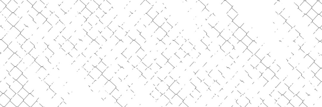 Net texture pattern on white background. Net texture pattern for backdrop and wallpaper. Realistic net pattern with black squares. vector illustration