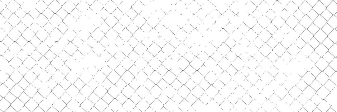 Net texture pattern on white background. Net texture pattern for backdrop and wallpaper. Realistic net pattern with black squares. vector illustration