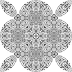 op art creative pattern, ornament, modern abstract floral background, original vector decoration