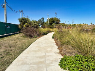 Sunlit Path at Bruce Beach Park