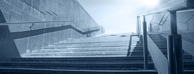 Stone staircase from the underground passage