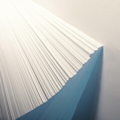 Abstract background from white sheets of paper
