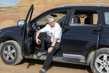 Exploring the rugged landscape after a fun adventure in the sunshine