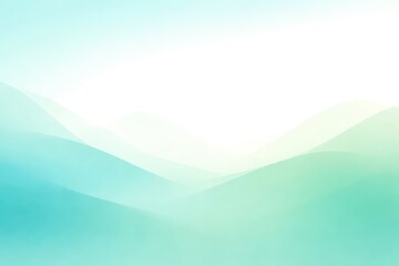 Obraz premium A mountain range is shown in a light blue color