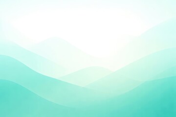 Obraz premium A mountain range is shown in a light blue color