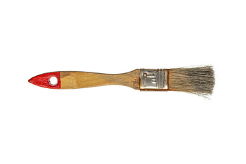 Old Paintbrush with Natural Bristle Hair