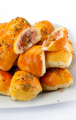 Mini esfiha, Brazilian snack food