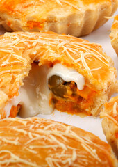 Empada Brazilian snack. pie with chicken