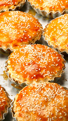 Empada Brazilian snack. pie with chicken