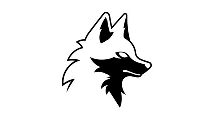 Vector illustration of wolf head  © Andri