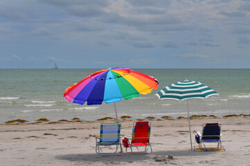Beach Umbrellas With a View