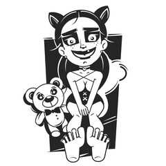  woman relaxes comfortably in a modern armchair with her feet up while reading a book next to a tall potted plant.