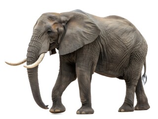 Fototapeta premium Majestic African Elephant Walking