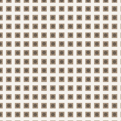 Seamless Square Dot Pattern on Cream Background