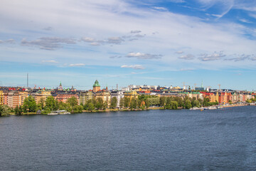 Obraz premium Sweden, Stockholm - 06.08.2018 - Stockholm during a sunny summer day.