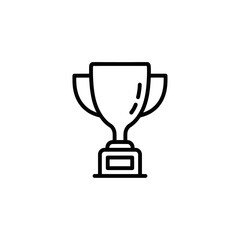 Winning Trophy Cup Award Celebration Symbol for Success and Achievement