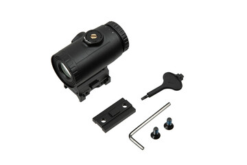 Tactical optic set with mounting hardware