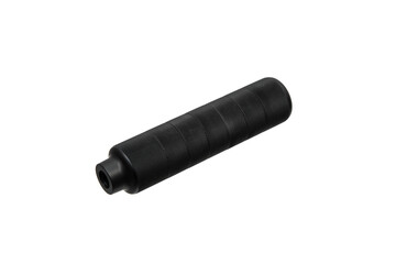 Black metal silencer for firearms