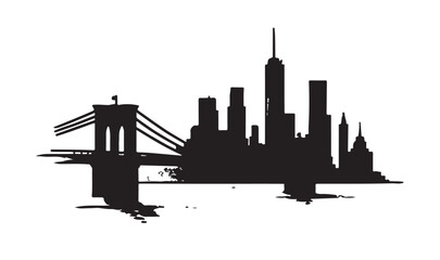 Brooklyn Bridge in New York