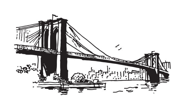 Brooklyn Bridge in New York	
