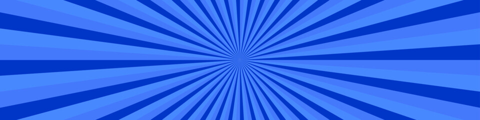 Obraz premium Blue starburst background design - abstract vector illustration