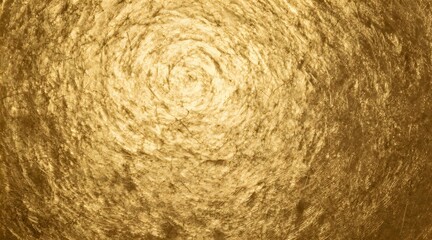 Abstract golden texture with swirling patterns creating a dynamic and visually captivating effect