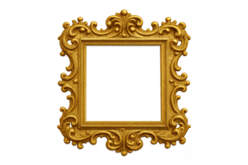 Ornate gold antique victorian picture frame