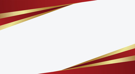 Elegant red and Gold curve Header Design background suitable for Certificate Templates,Invitation and Professional Presentatio