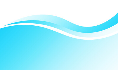 Blue and white business wave banner background. vector eps 10