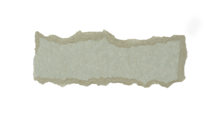 Torn textured gray paper strip