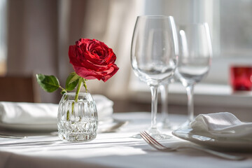 table setting for a dinner