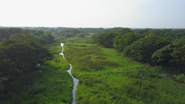  Futuristic aerial view panorama of developing Yangon city , Aerial view of Sule pagoda in downtown, Yangon, Myanmar. Sule Pagoda located in the heart of Yangon, Karaweik royal barge, Kandawgyi Lake, 
