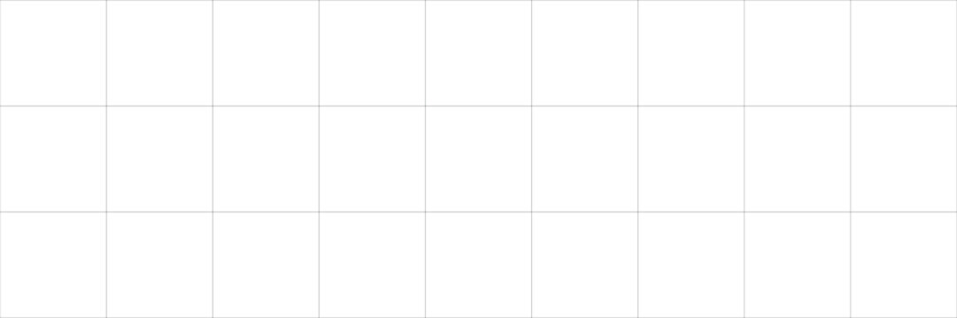 Structured visual layout using 9x3 grid line photo frames - Powered by Adobe